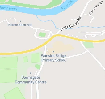 map for Warwick Bridge Primary School