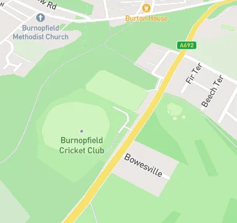 map for Burnopfield Cricket Club