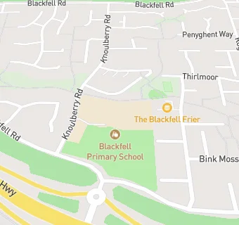 map for Blackfell Junior School