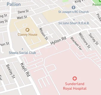 map for Hylton Medical Group