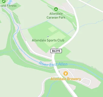 map for Allendale Sports Club