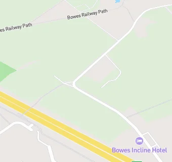 map for Bowes Incline Hotel