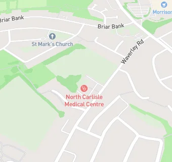 map for North Carlisle Medical Practice