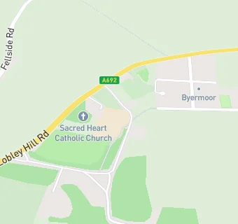 map for Sacred Heart RC Voluntary Aided Primary School