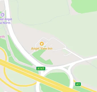 map for The Angel View Inn