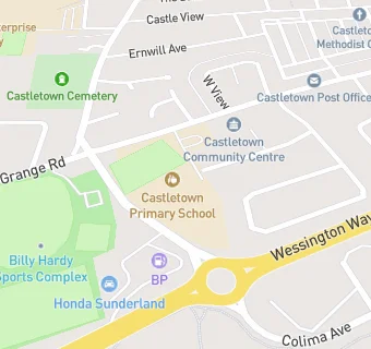 map for Castletown Primary School