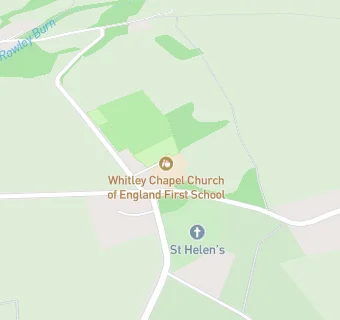 map for Whitley Chapel Church of England First School