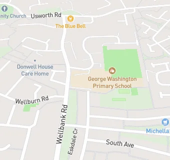 map for George Washington Primary School