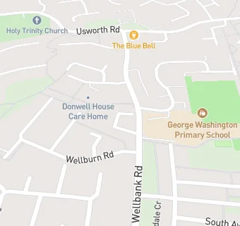 map for High Usworth Infant School