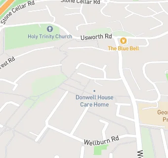 map for Donwell House Care Home