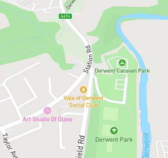 map for Vale of Derwent Social Club