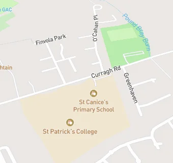 map for St Canice's Primary School