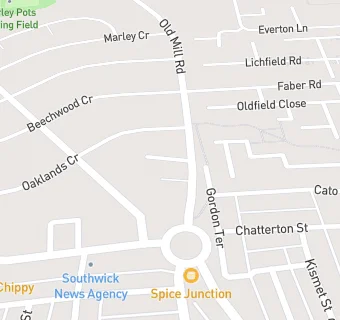 map for St. Andrews Methodist Church