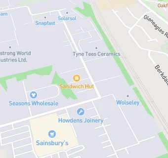 map for Sandwich Hut