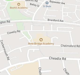 map for The New Bridge Academy