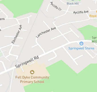 map for Fell Dyke Infants' School