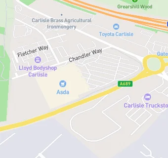 map for Asda Pharmacy