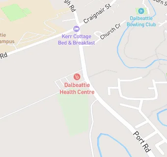 map for Dalbeattie Medical Practice