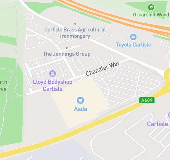 map for Asda Store