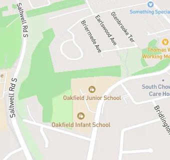 map for Oakfield Junior School