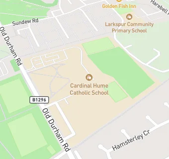 map for Cardinal Hume Catholic School (Kitchen)