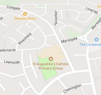 map for St Augustine's Catholic Primary School, Gateshead