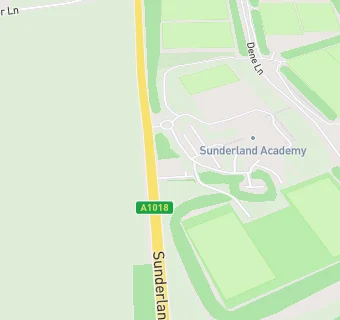 map for Sunderland AFC