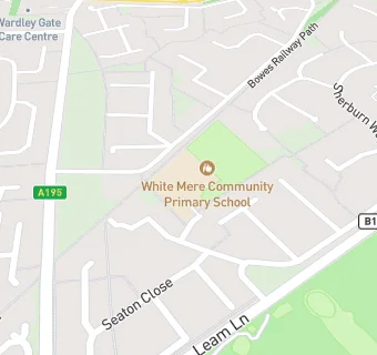 map for White Mere Community Primary School