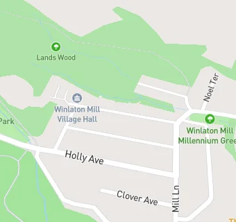 map for Winlaton Mill Village Hall