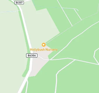 map for Hollybush Nursery