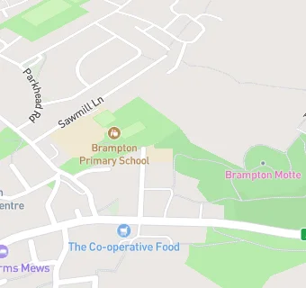 map for Brampton Infant School