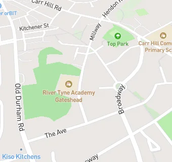 map for River Tyne Academy