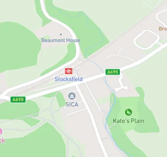 map for Stocksfield Central & Post Office