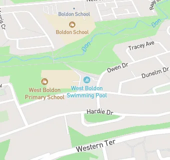 map for West Boldon Primary School