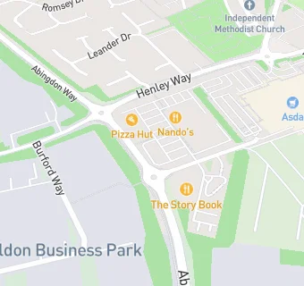 map for Nando's