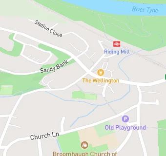 map for Riding Mill Village Halls