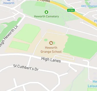 map for Heworth Grange School