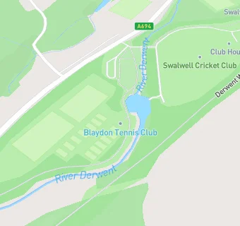 map for Swalwell Cricket Club