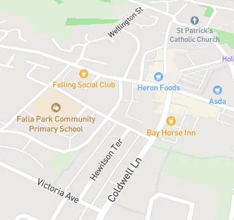 map for Falla Park County Primary School (Kitchen)