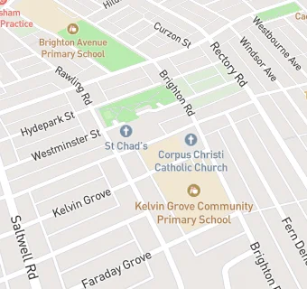 map for Corpus Christi Catholic Primary School