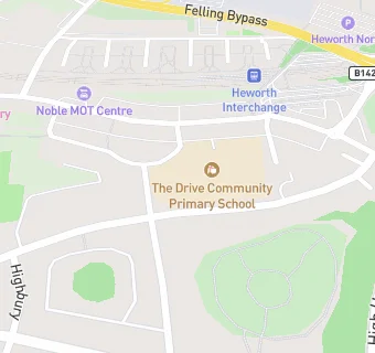 map for The Drive Primary School (Kitchen)