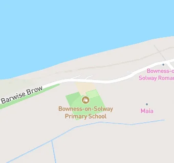 map for Bowness-on-Solway Primary School