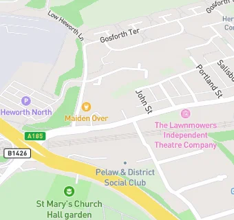 map for St Marys Church Hall