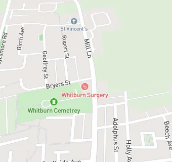 map for Whitburn Surgery