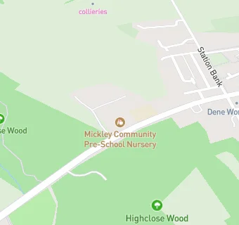 map for Mickley First School