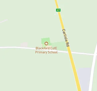 map for Blackford CofE Primary School