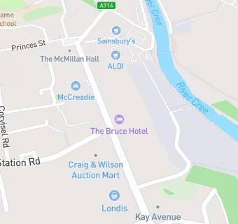 map for The Bruce Hotel