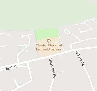 map for Cleadon Church of England Academy