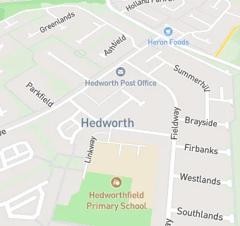 map for Hedworthfield Primary School