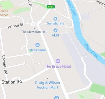 map for The Black Horse Hotel